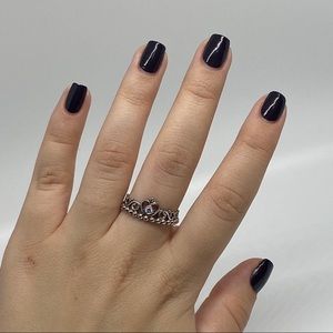 PANDORA PRINCESS TIARA CROWN RING